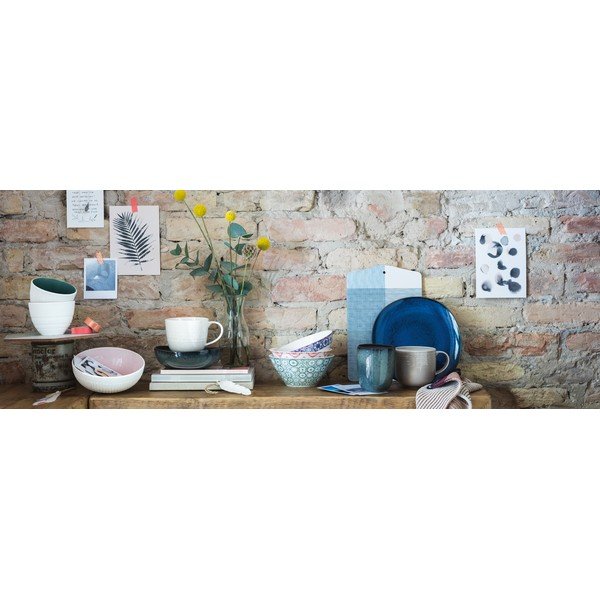Tamsiai mėlyna molinė lėkštė Villeroy & Boch Like Lave, ø 28 cm-image-1
