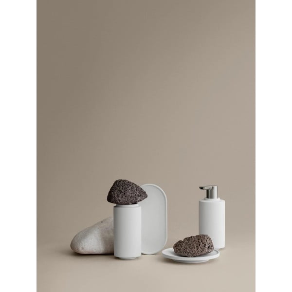 Iš betono muilo dozatorius baltos spalvos 190 ml Creto – Blomus-image-2