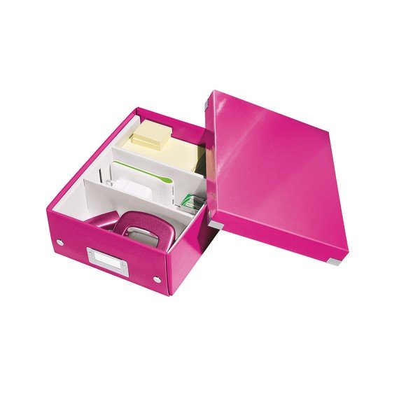 Rožinė dėžutė su organizatoriumi Click&Store - Leitz-image-4