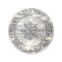 Pilkos spalvos/kreminės spalvos apvalios formos kilimas ø 160 cm Gloria Lydia – Hanse Home