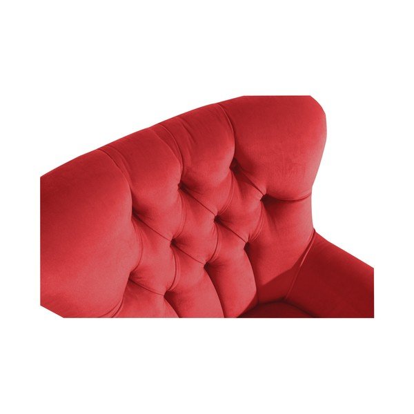 Raudonasis "Max Winzer Brandon Suede" fotelis-image-1