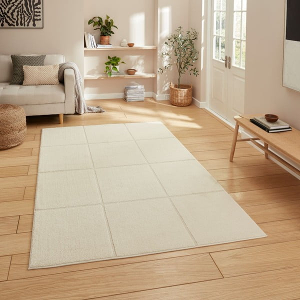 Kreminės spalvos kilimas 120x170 cm Elio Creem – Think Rugs-image-1