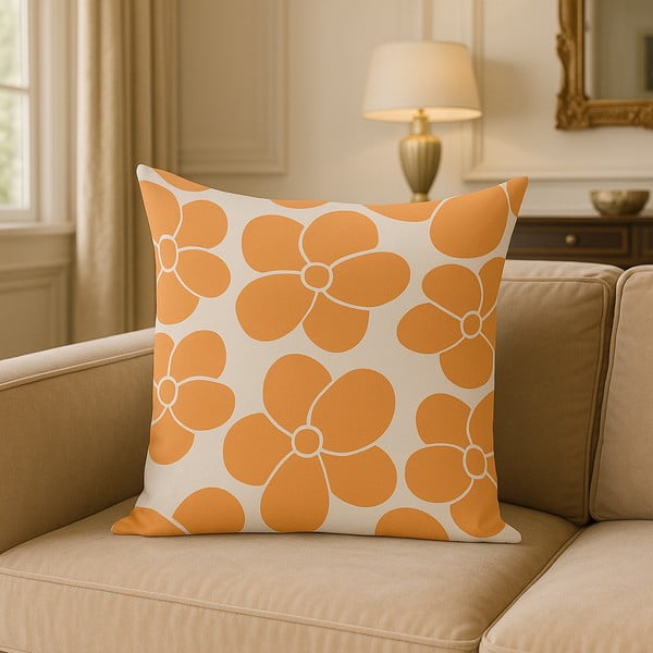 Dekoratyvinis pagalvės užvalkalas 43x43 cm Orange Meadow – Mila Home-image-3