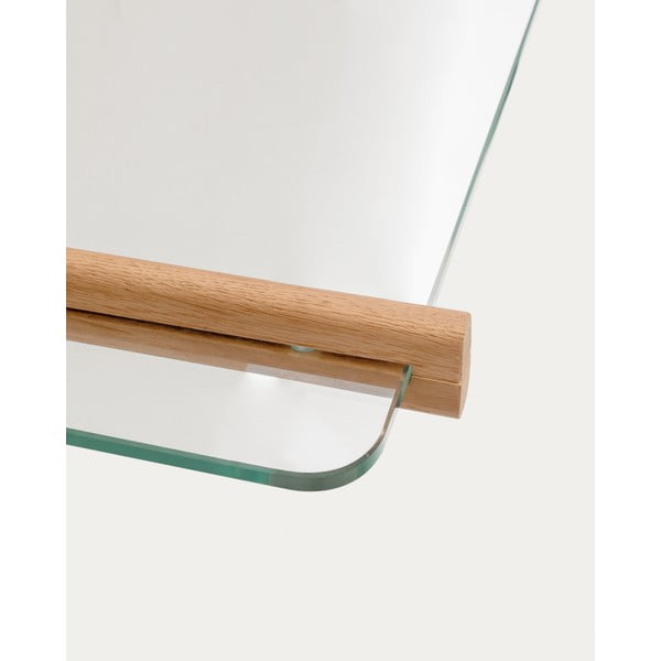 Natūralios spalvos iš stiklo modulinė lentyna 90x202x30,5 cm Sitra – Kave Home-image-4