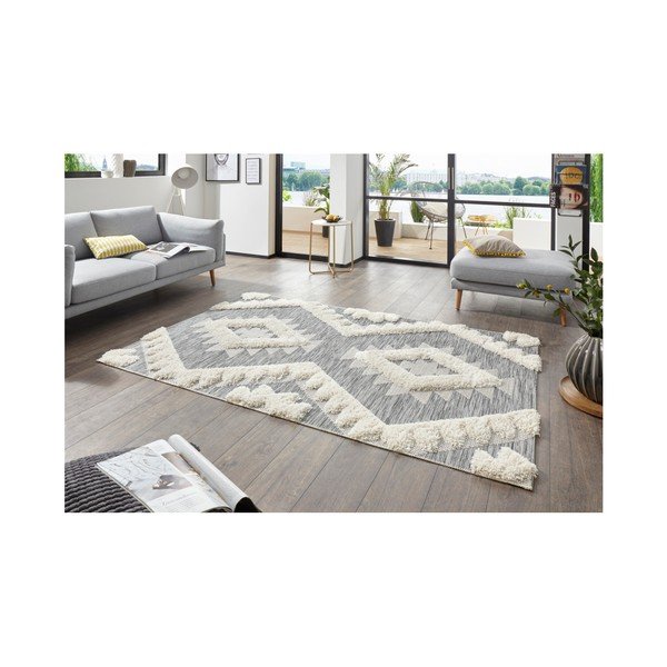 Pilkas kilimas Mint Rugs Handira Indijos, 170 x 115 cm-image-3