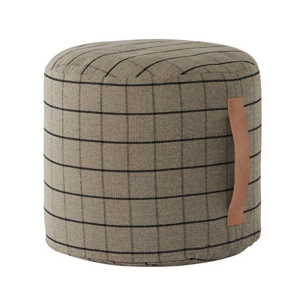 Smėlio spalvos sėdmaišis Grid – OYOY Living Design