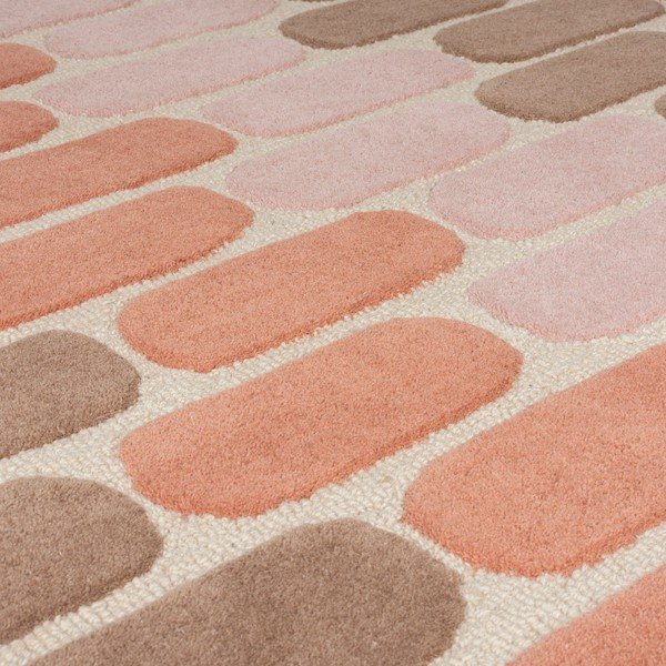 Oranžinis vilnonis kilimėlis Flair Rugs Fossil, 60 x 230 cm-image-2