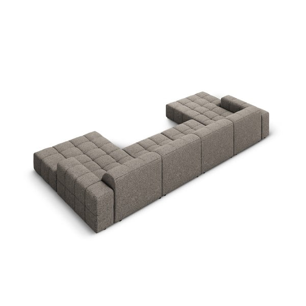 Kampinė sofa tamsiai pilkos spalvos („U“ formos) Chicago – Cosmopolitan Design-image-4
