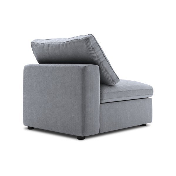 Šviesiai pilka modulinės sofos vidurinė dalis Windsor & Co Sofas Galaxy-image-3