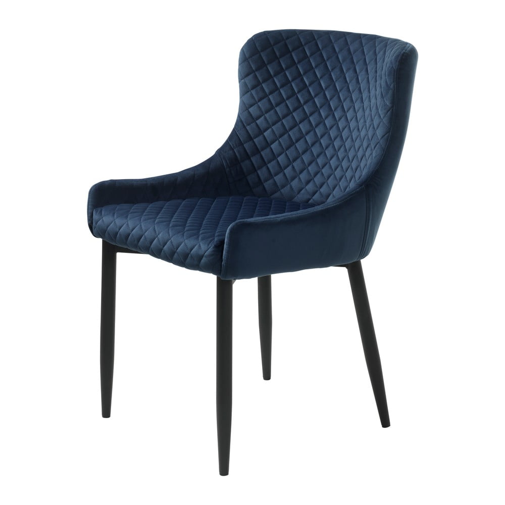 Tamsiai mėlyna minkšta kėdė Unique Furniture Ottowa