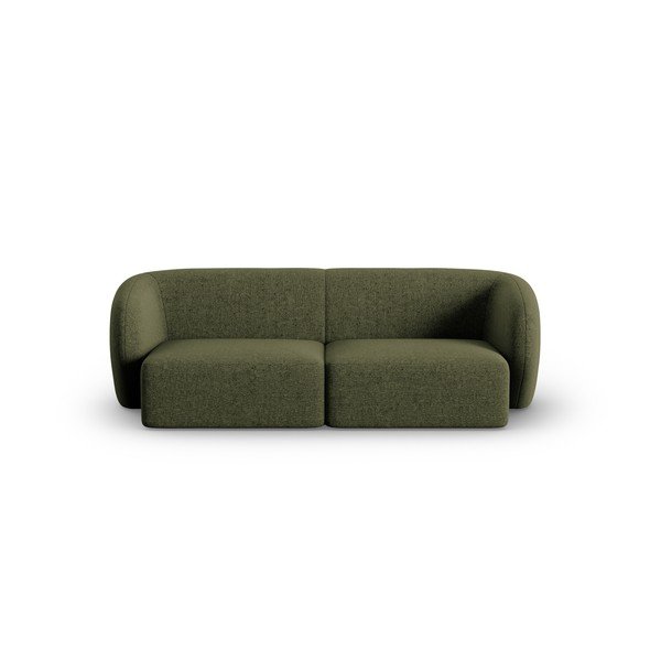 Žalios spalvos iš šenilinio audinio sofa 188 cm Paolo – Milo Casa