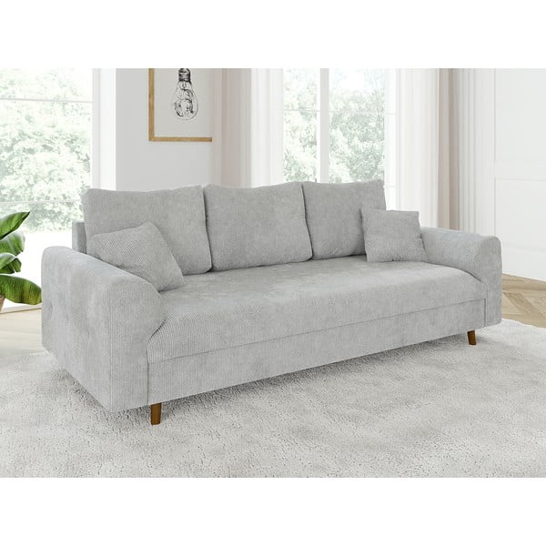 Šviesiai pilkos spalvos sofa 210 cm Ariella – Ropez-image-3