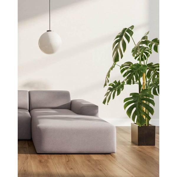 Kampinė sofa pilkos spalvos (su dešiniuoju kampu) Fluvio – MESONICA-image-3
