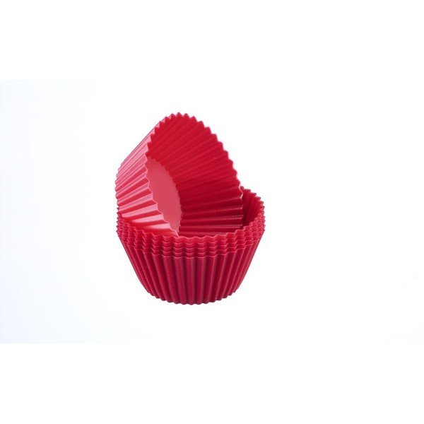 6 silikoninių keksiukų formų rinkinys Muffin-image-1
