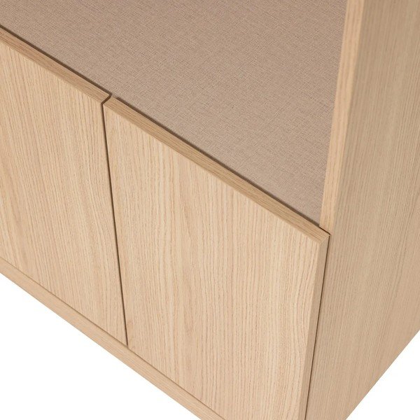 Natūralios spalvos modulinė spinta 54x215 cm Build – WOOOD-image-4