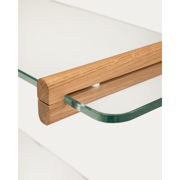 Natūralios spalvos iš stiklo modulinė lentyna 90x202x30,5 cm Sitra – Kave Home-image-3