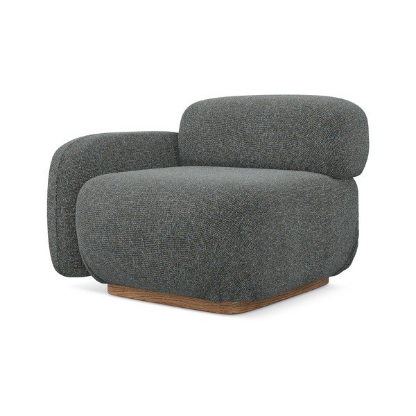 Pilkos spalvos modulinė sofos dalis (su kairiuoju kampu) Ailani – Makamii-image-1