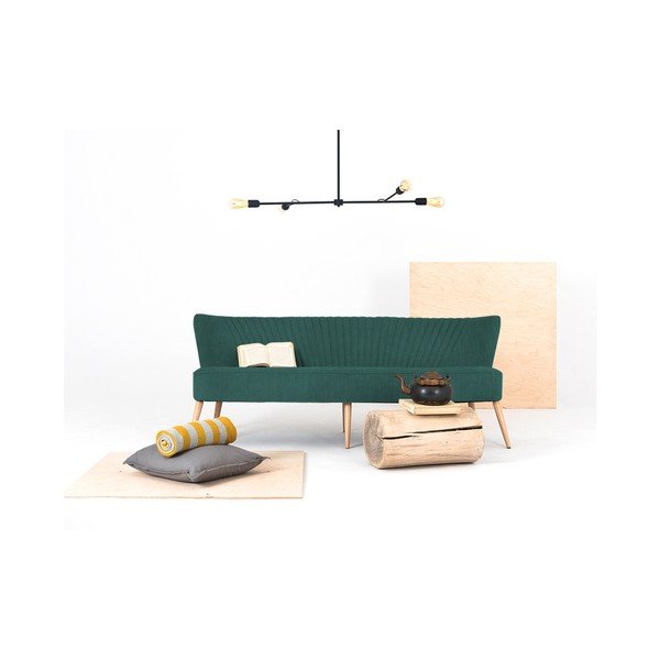 Žalia trijų vietų sofa "Custom Form Harry-image-1