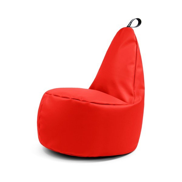 Raudonos spalvos iš dirbtinės odos sėdmaišis Lull L – So Soft?