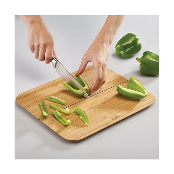 Joseph Joseph Bamboo bambukinis sulankstoma pjaustymo lentelė, 32,5 x 27 cm-image-3