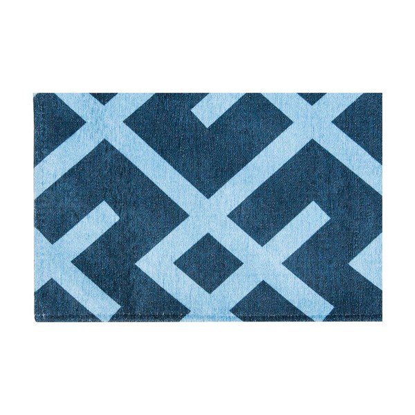 Itin patvarus virtuvinis kilimas "Webtappeti Labyrinth Blue", 60 x 220 cm-image-4