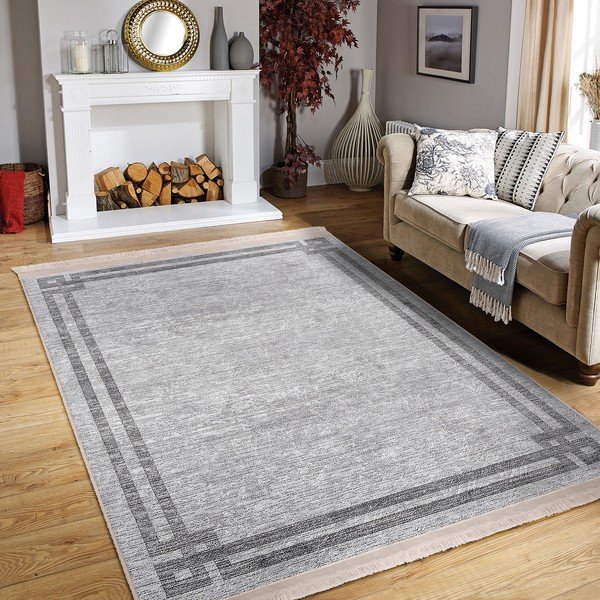 Šviesiai pilkas kilimas 160x230 cm - Mila Home-image-4