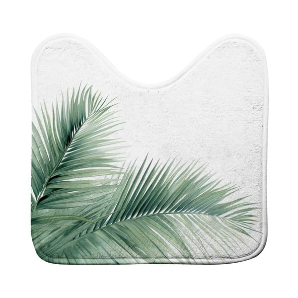 Baltos spalvos/žalios spalvos vonios kilimėlis tualetui 45x45 cm Havane – douceur d'intérieur