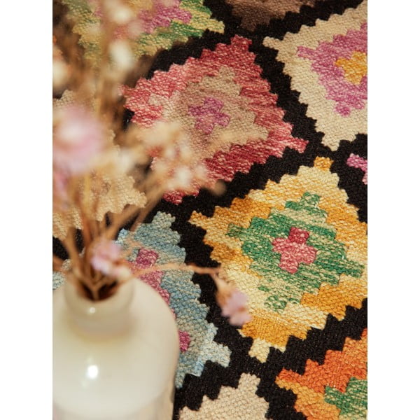 Apverčiamas/rankų darbo iš vilnos kilimas 160x230 cm Kamal Zara – Nouristan-image-3