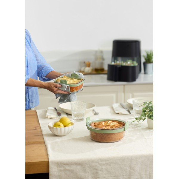 Stiklinė kepimo forma 20,5x19,5 cm – Lékué-image-1