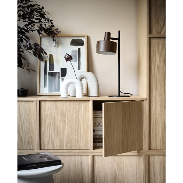 TV spintelių komplektas natūralios spalvos iš ąžuolo 264x88 cm Modulair – vtwonen-image-1