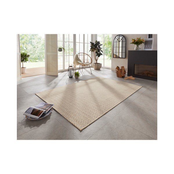 Kreminis lauko kilimas Elle Decor Brave Caen, 160 x 230 cm-image-1