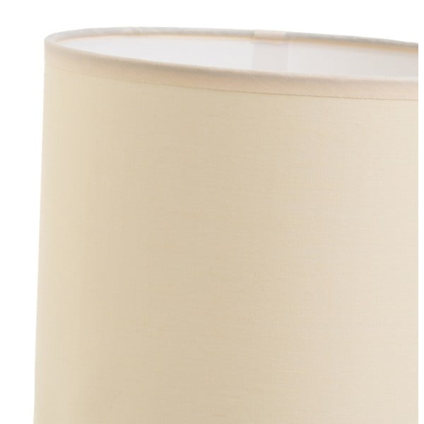 Stalinis šviestuvas raudonos plytų spalvos/kreminės spalvos (aukštis 39 cm) su tekstiliniu gaubtu – Casa Selección-image-3