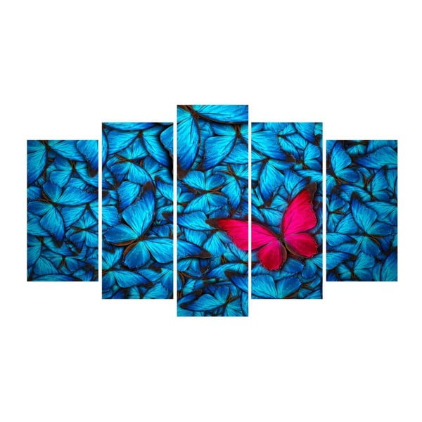Kelių dalių 3D paveikslas "Art Azul Feel", 102 x 60 cm