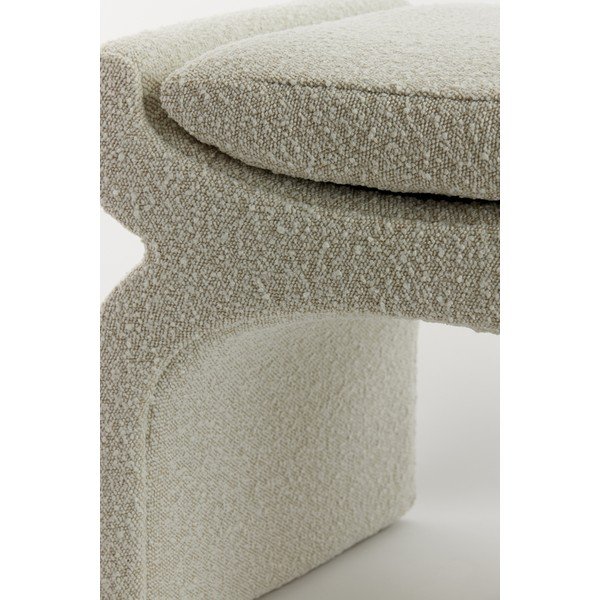 Iš boucle pufas kreminės spalvos Nafya – Light & Living-image-3