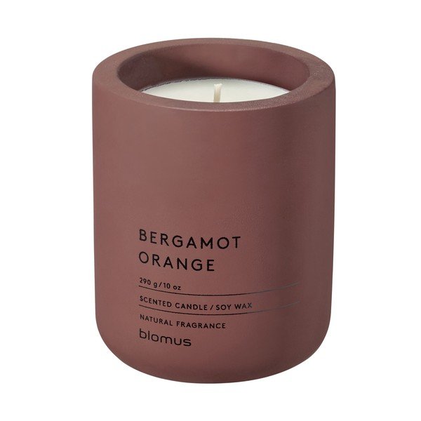 Aromatinė žvakė iš sojų vaško degimo laikas 55 h Fraga: Bergamot Orange – Blomus