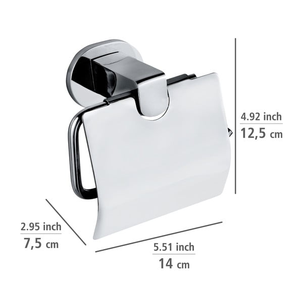 Savaime prilimpantis metalinis tualetinio popieriaus laikiklis Maribor - Wenko-image-3