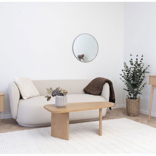 Natūralios spalvos kavos staliukas 50x100 cm Melo – House Nordic-image-1