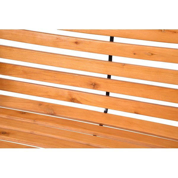 Medinis sodo suoliukas su plienine konstrukcija Garden Pleasure Bellevue-image-2