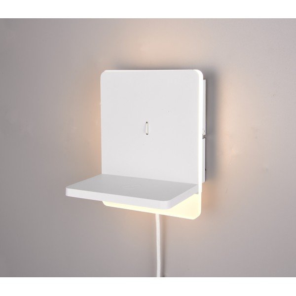 Sieninė lempa baltos spalvos LED su pritemdymo funkcija Fairfield – Trio-image-1