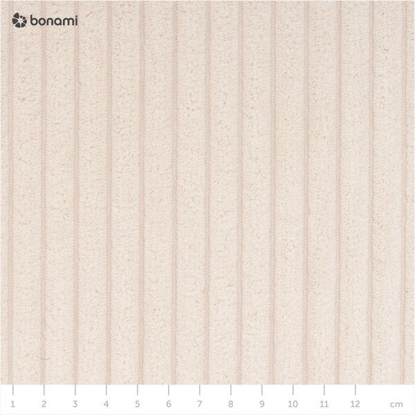 Kreminės spalvos iš kordinio velveto sulankstoma/su sandėliavimo vieta kampinė sofa Sara – Ropez-image-4