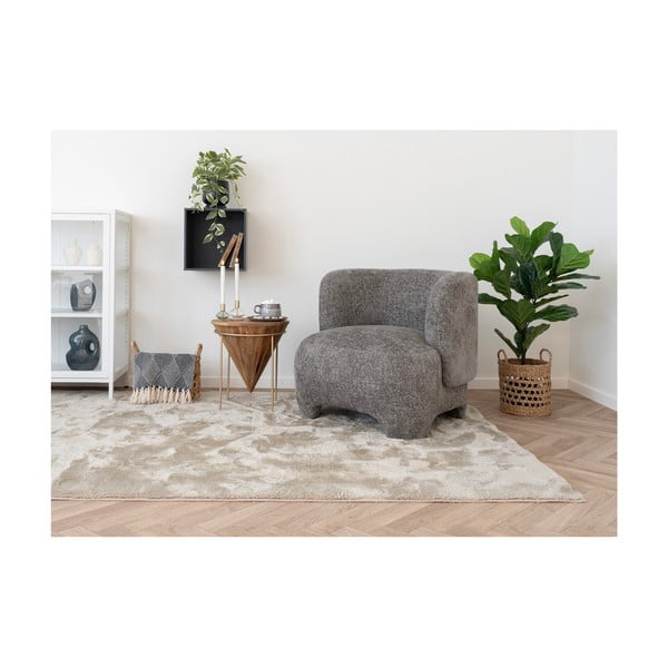 Mėlynos spalvos iš perdirbtos medvilnės antklodė ir pledas 130x180 cm Izmir – House Nordic-image-3