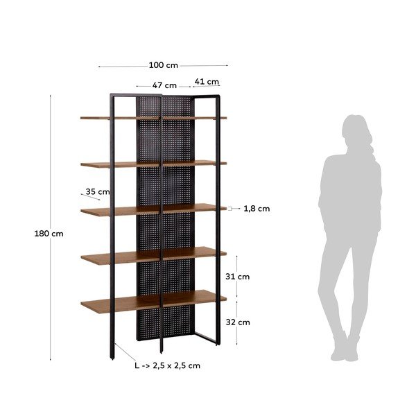 Juoda lentyna Kave Home Nadyria-image-4