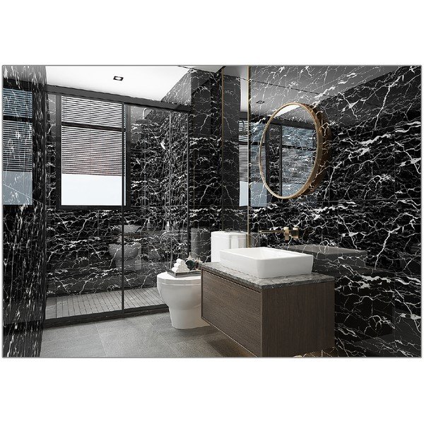 Lipnios plokštės komplekte 6 vnt. ant sienos 60x30 cm Nero Marquina – SP TREND-image-3