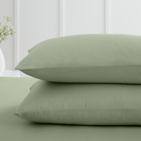 Iš medvilninio perkelio pagalvės užvalkalai 2 vnt. 50x75 cm Cotton Percale – Bianca-image-1