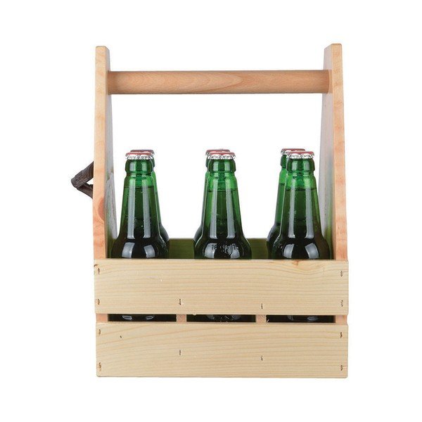 Medinis butelių laikiklis su butelių atidarytuvu "Ego Dekor-image-1