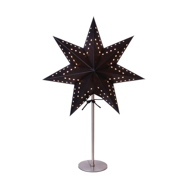Žvaigždės formos šviesos dekoracija Black Star Trading Bobo, aukštis 51 cm