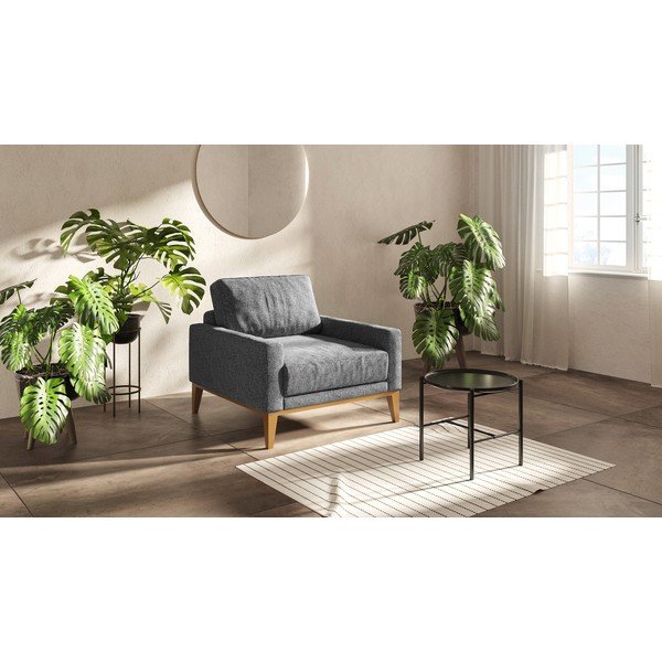 Šviesiai pilkas krėslas MESONICA Musso-image-1