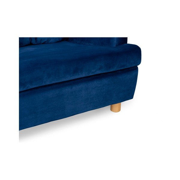 Tamsiai mėlynas krėslas SKANDICA Ingrid Navy Blue-image-3