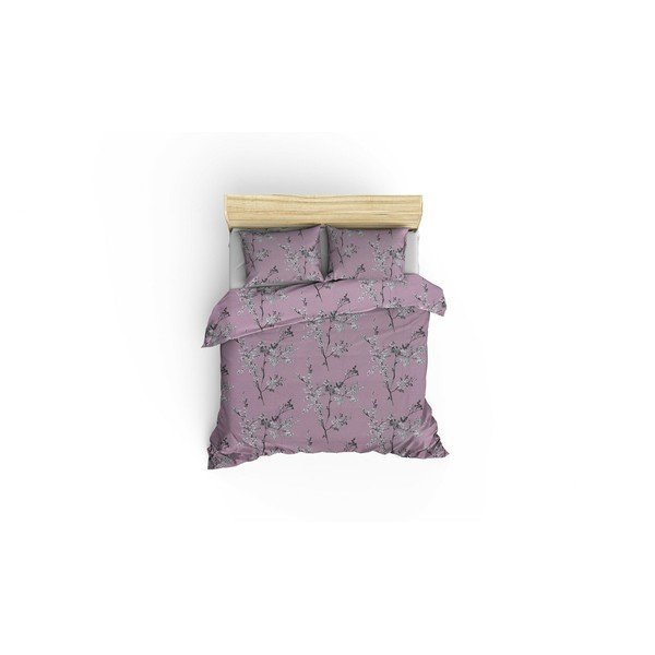Iš ranforce medvilnės dvigulė/itin ilga patalynė rožinės spalvos 240x220 cm Chicory – Mijolnir-image-2