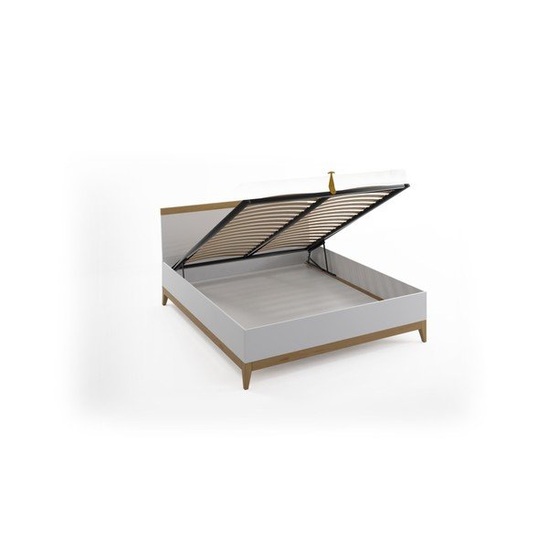 Dvigulė lova iš pušies masyvo SKANDICA Livia BC, 140 x 200 cm-image-3